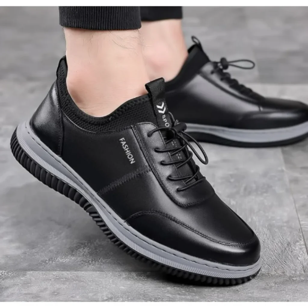 Men's Casual Wear-Resistant Lace-Up Shoe