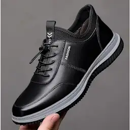 Men's Casual Wear-Resistant Lace-Up Shoe