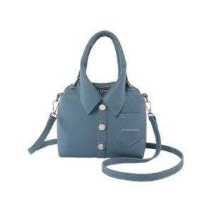 Personalized Shirt - Style Square Shoulder Bag - Blue