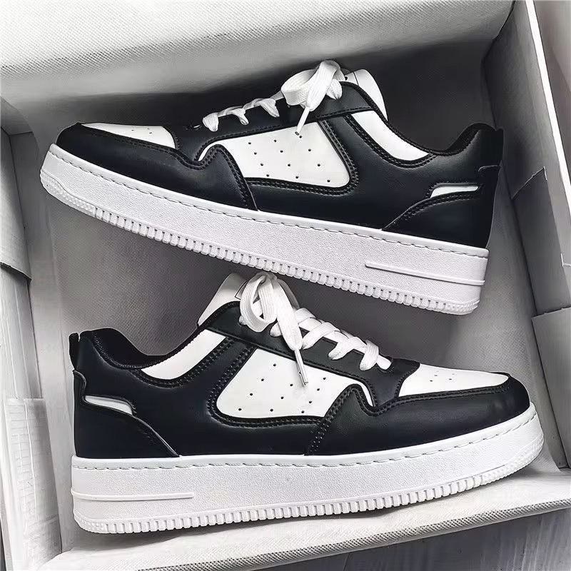 Men’s Breathable Sneakers – Black - Image 2
