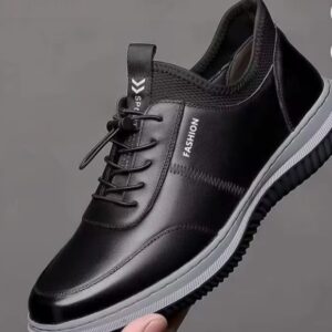 Men's Casual Wear-Resistant Lace-Up Shoe