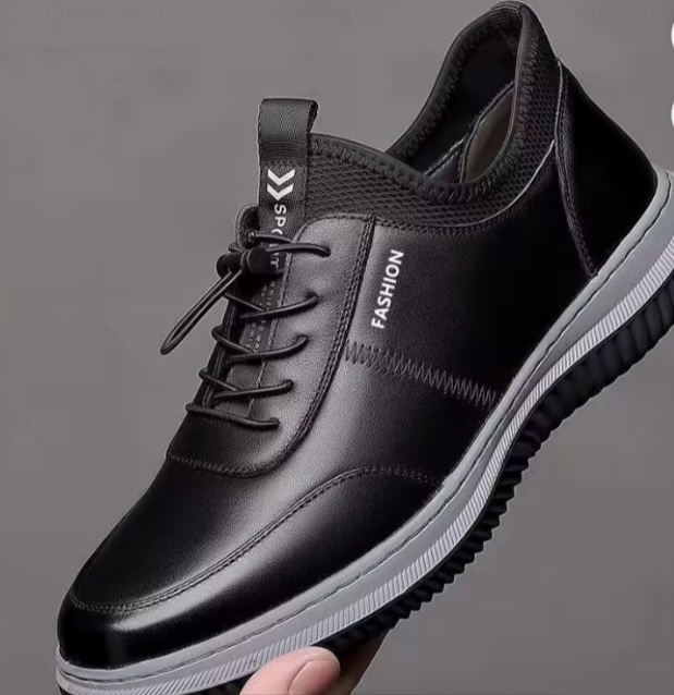 Men's Casual Wear-Resistant Lace-Up Shoe - Image 1
