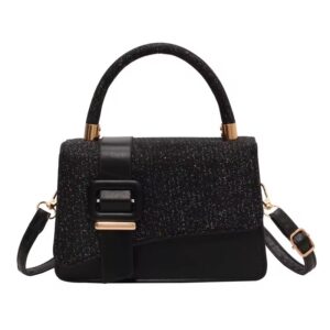 Bling Sling Crossbody Handbag - Black