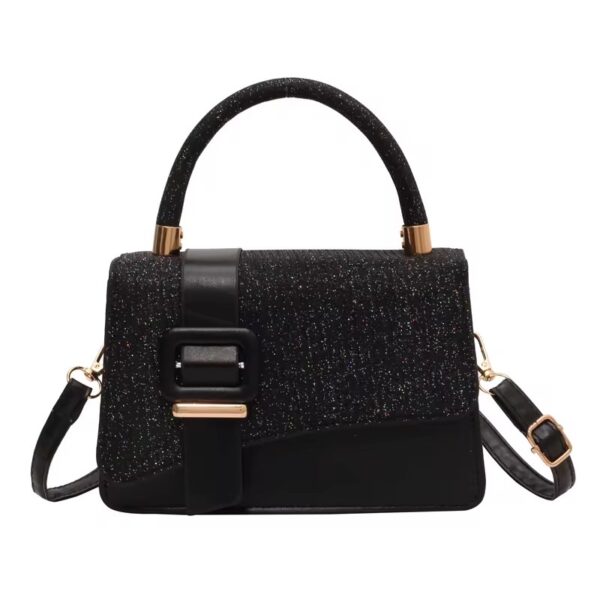 Bling Sling Crossbody Handbag - Black