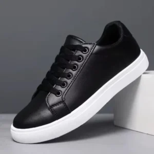 Men’s Lightweight Breathable Sneakers – Black - Image 2