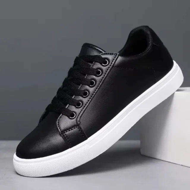 Men’s Lightweight Breathable Sneakers – Black - Image 2