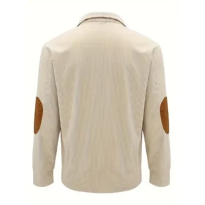 Casual Heavyweight Office Formal Long Sleeve Shirt for Men - Image 2