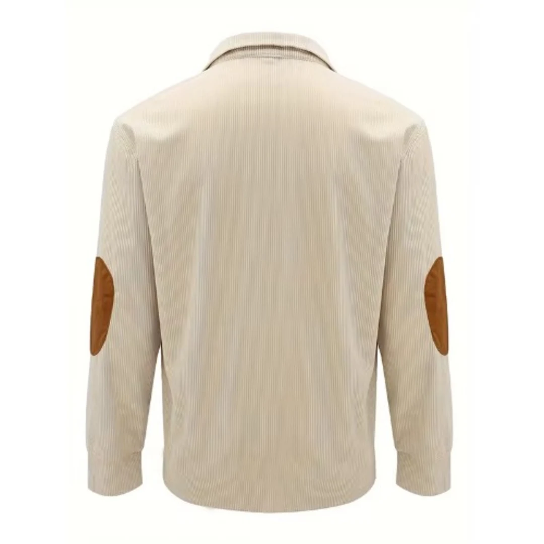 Casual Heavyweight Office Formal Long Sleeve Shirt for Men - Image 2