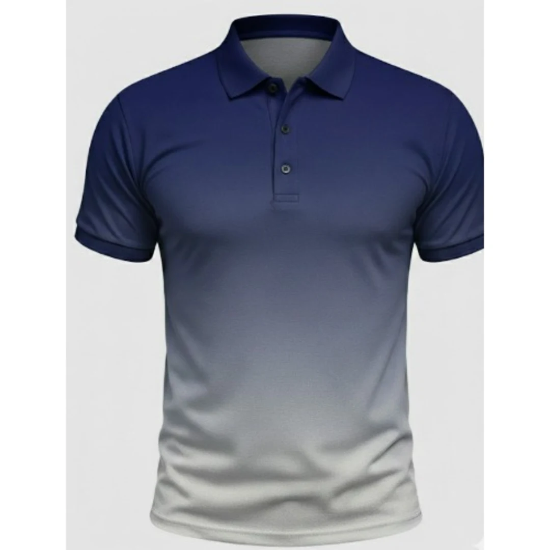Men’s Short Sleeve Polo T-Shirt - Image 5
