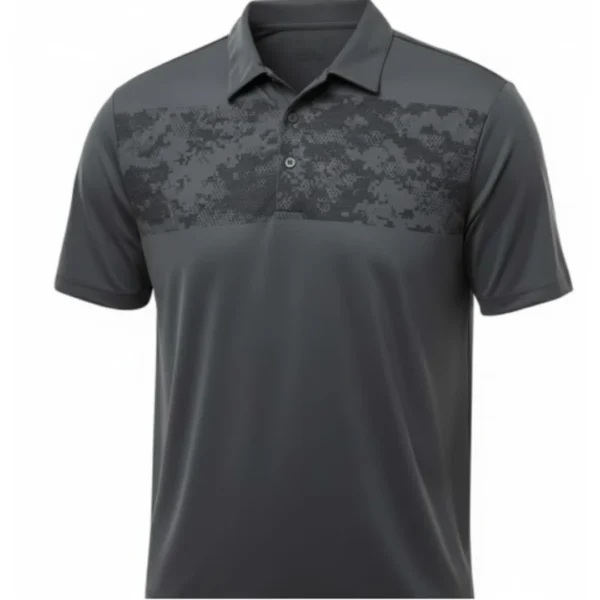 Button Golf Polo Shirt for Men