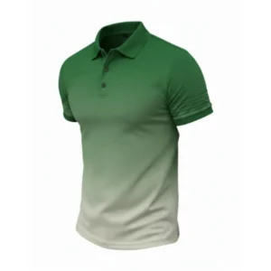 Men’s Short Sleeve Polo T-Shirt - Image 7