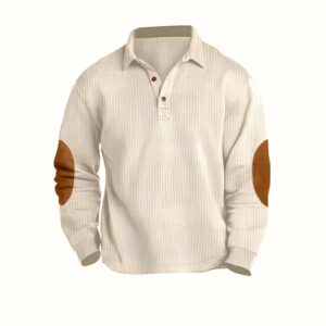 Casual Heavyweight Office Formal Long Sleeve Shirt for Men