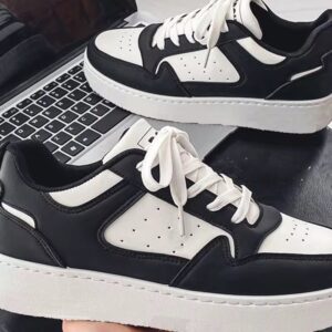 Men’s Breathable Sneakers – Black - Image 3