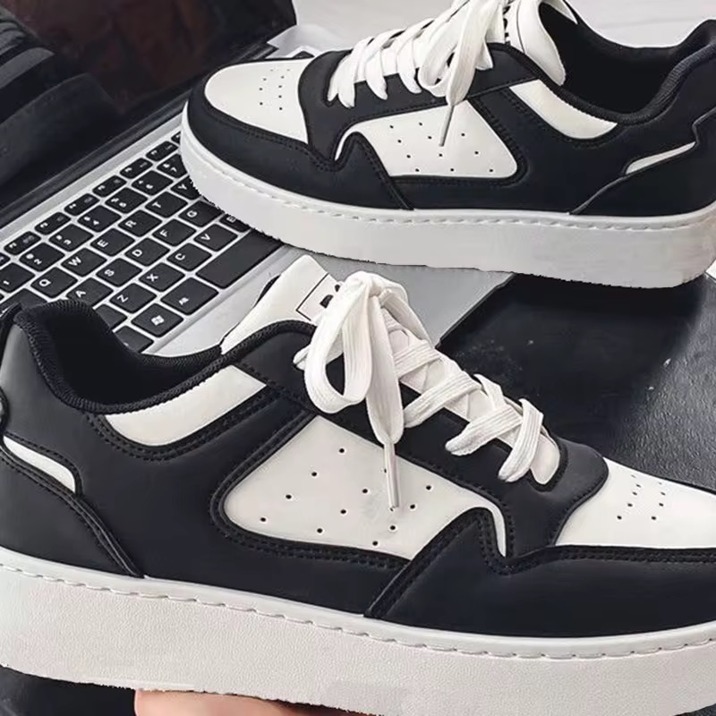 Men’s Breathable Sneakers – Black - Image 3
