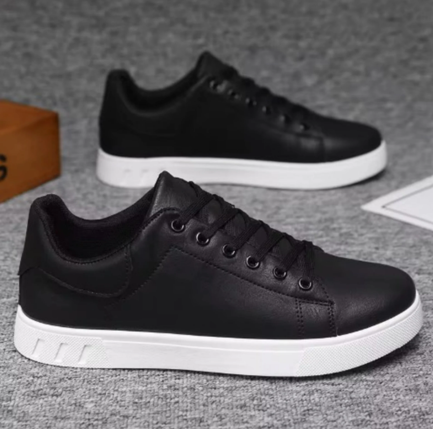 Factory Customized Men’s Shoes - Black - Image 2