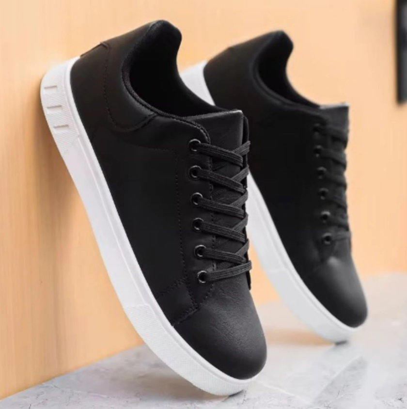 Factory Customized Men’s Shoes - Black - Image 3
