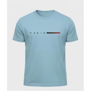 Men's Paris Print Short Sleeve Round Neck T-Shirt - Image 4