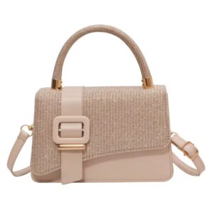 Bling Sling Crossbody Handbag - Beige