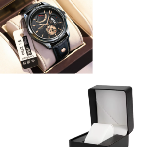 Men’s Top Quartz Business Watch – Black