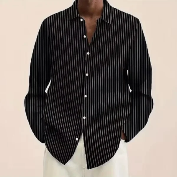 Men’s Smart Casual Breathable Long Sleeve Office Shirt