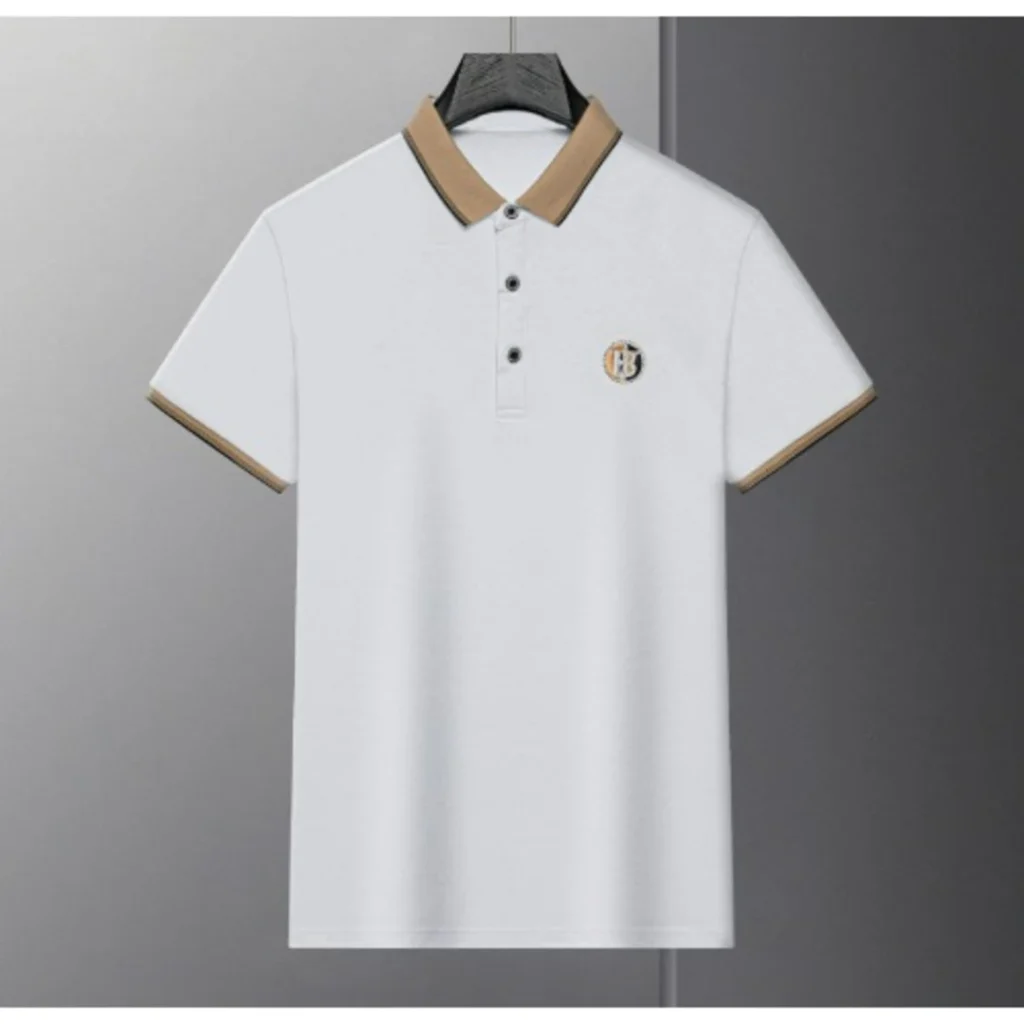 Men's Polo Shirt With Contrast Collar