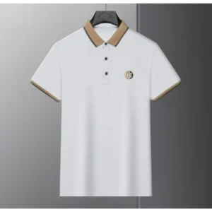 Men's Polo Shirt With Contrast Collar - Image 4