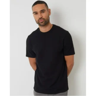 Knitted Threadbare Top For Men - Black