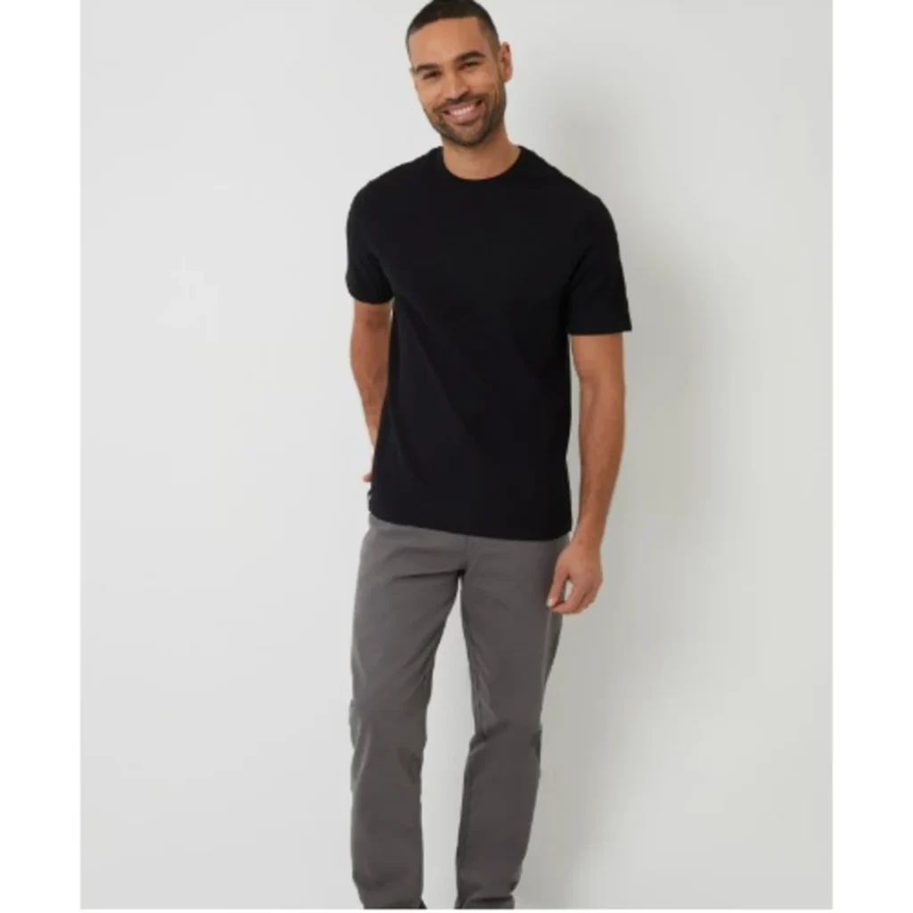 Knitted Threadbare Top For Men - Black
