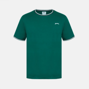 Slazenger Tipped Tee Shirt Mens - Image 12