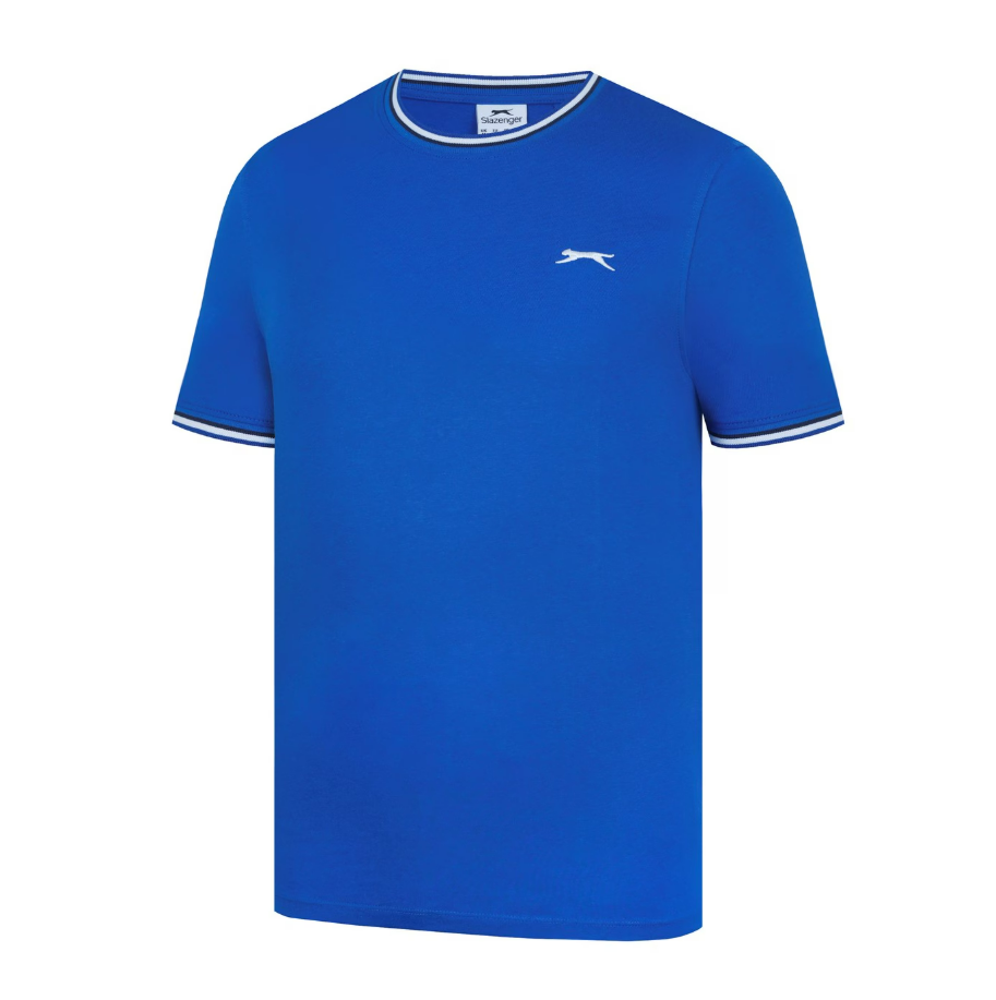 Slazenger Tipped Tee Shirt Mens - Image 1