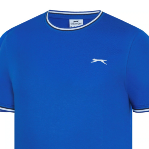 Slazenger Tipped Tee Shirt Mens - Image 8