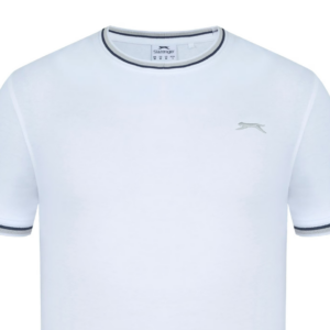 Slazenger Tipped Tee Shirt Mens - Image 6