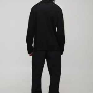 boohooMAN Tall Regular Long Sleeve Knitted Polo - Image 4